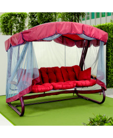 Садова гойдалка GreenGard Марсала, бордова