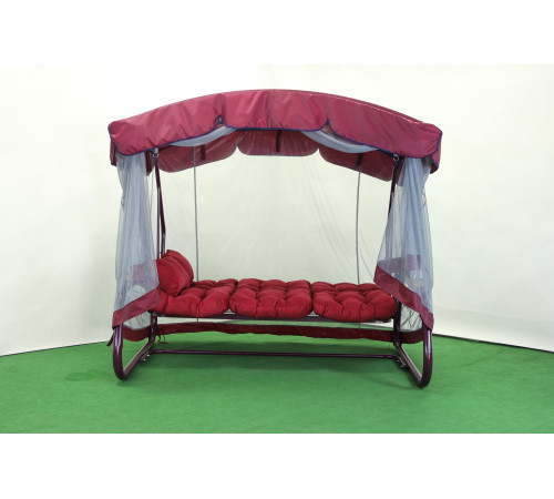 Садова гойдалка GreenGard Марсала, бордова