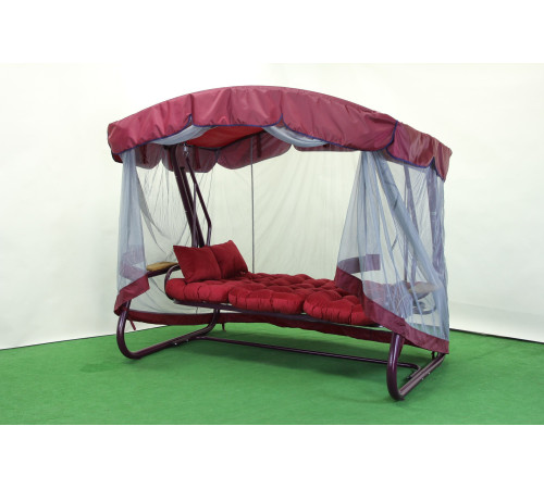 Садова гойдалка GreenGard Марсала, бордова