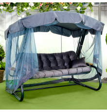 Садова гойдалка GreenGard Граф Air, сіра