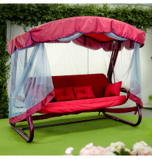 Садова гойдалка GreenGard Марсала Solo, бордова