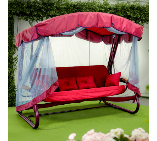 Садова гойдалка GreenGard Марсала Solo, бордова