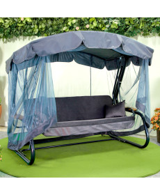 Садова гойдалка GreenGard Граф Solo, сіра