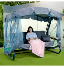 Садова гойдалка GreenGard Граф Solo, сіра