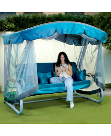 Садова гойдалка GreenGard 055 Сивілія Solo, блакитна