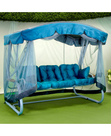 Садова гойдалка GreenGard Сивілія, блакитна