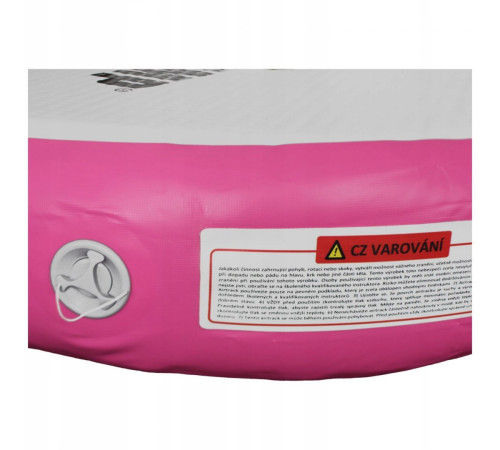 AirSpot Trampolina Dmuchana MASTER 100 x 20 cm Grey Pink