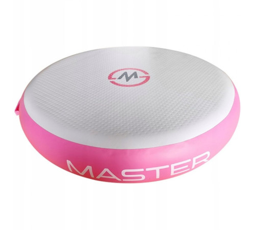 Мат гімнастичний MASTER 100 x 20 cм, біло-рожевий