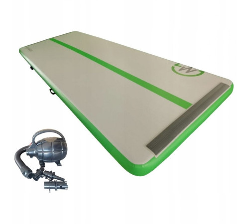 AirTrack Dmuchana Mata Gimnastyczna MASTER 400 x 150 x 20 cm Grey-Green