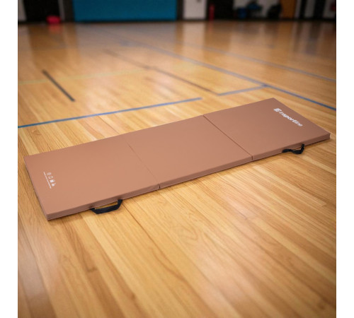 Мат гімнастичний inSPORTline Trifold, 195 x 90 x 5 см, коричневий