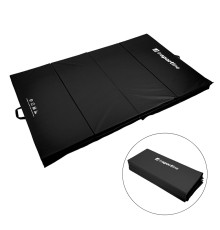 Мат гімнастичний inSPORTline Kvadfold, 200 x 120 x 5 см, чорний