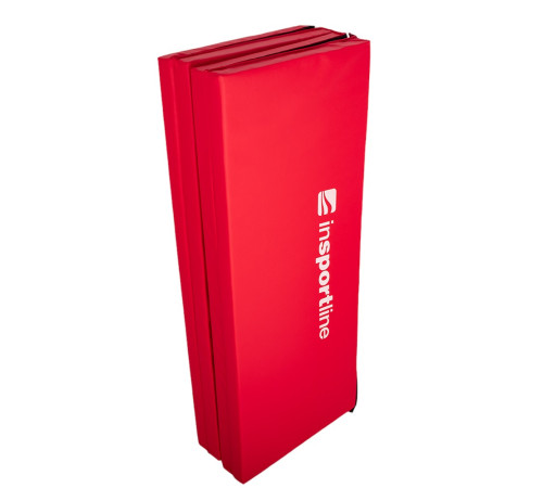 Мат гімнастичний inSPORTline Kvadfold, 200 x 120 x 5 см, червоний