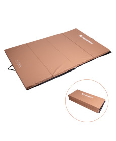Мат гімнастичний inSPORTline Kvadfold, 200 x 120 x 5 см, коричневий