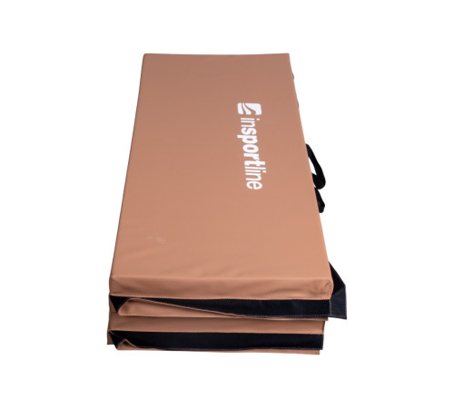 Мат гімнастичний inSPORTline Kvadfold, 200 x 120 x 5 см, коричневий