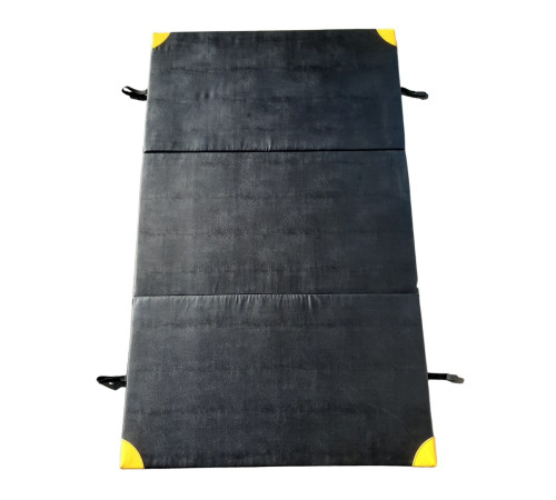 Мат гімнастичний MASTER PE, 200 x 120 x 5 см, чорний