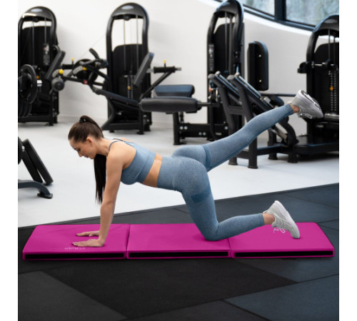 Мат гімнастичний Gymtek 5 см рожевий