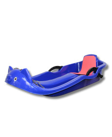 Санки пластикові з гальмами Prime Sport Snow Rider сині