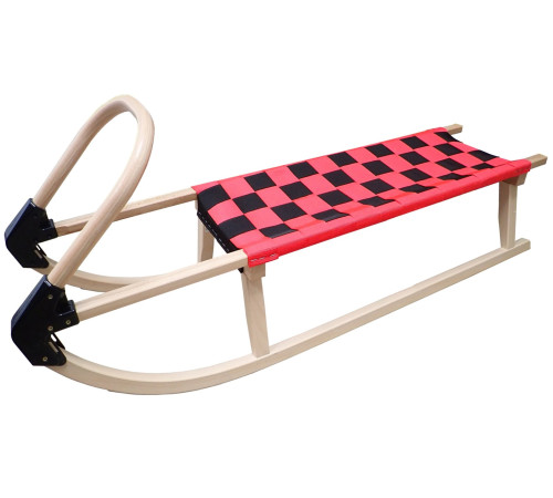 Sanki Drewniane Klasyczne Solidne dla Dzieci Dziecięce KUBISPORT 110 cm
