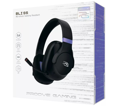Навушники ігрові бездротові Proove Gaming Bliss APP чорні