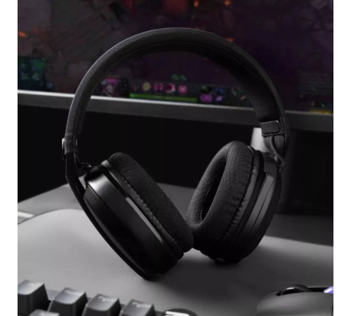 Навушники ігрові бездротові Proove Gaming Glimmer APP чорно-фіолетові