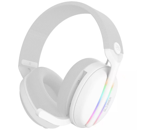 Навушникик ігрові бездротові Proove Gaming Glimmer APP біло-фіолетові