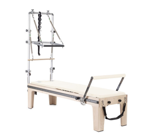 Реформер Elina Pilates Master Instructor Physio з вежею, айворі