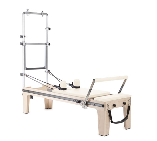 Реформер Elina Pilates Master Instructor Physio з вежею, айворі