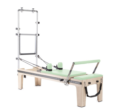 Реформер Elina Pilates Master Instructor Physio з вежею, зелений