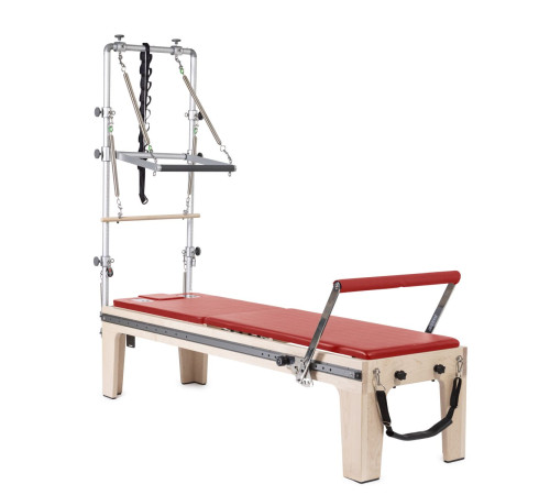 Реформер Elina Pilates Master Instructor Physio з вежею, червоний