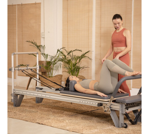 Реформер для пілатесу Elina Pilates Mentor, червоний