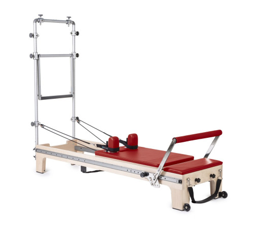 Реформер для пілатесу Elina Pilates Master Instructor з вежею, червоний