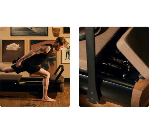 NOHRD Coreformer pilates reformer Vintage Oak