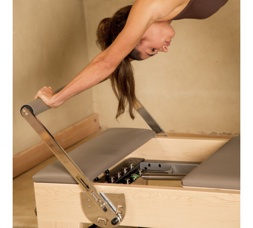 Реформер для пілатесу Elina Pilates Elite, сірий