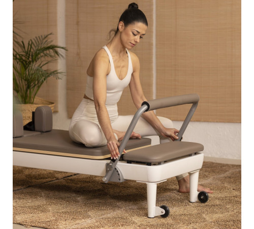 Реформер для пілатесу алюмінєвий Elina Pilates Nubium, мокка