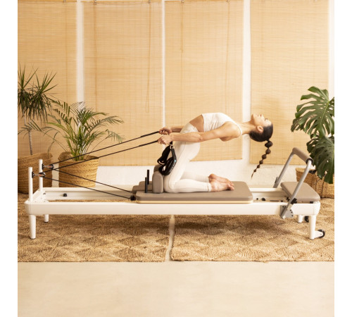 Реформер для пілатесу алюмінєвий Elina Pilates Nubium, мокка
