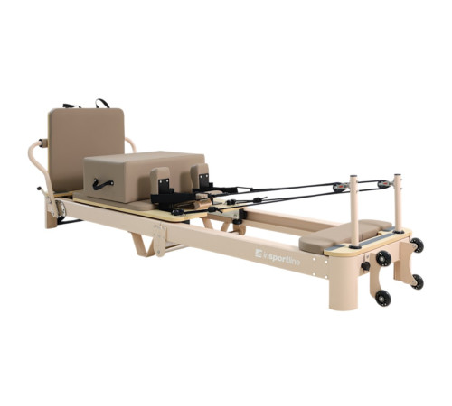 Pilates Reformer inSPORTline Comfolder EVO, бежевий