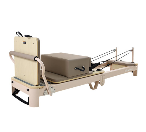Pilates Reformer inSPORTline Comfolder EVO, бежевий