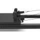 Реформер для пілатесу Toorx PTX8000 алюмінієвий, чорний