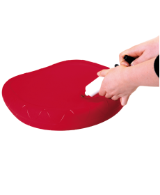 Подушка асиметрична сенсомоторна SISSEL Sitfit Plus, червона