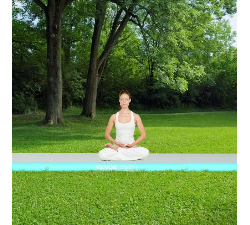 Надувний килимок VEVOR 498 x 101 x 10 см, біло-м'ятний