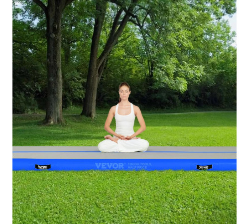 Надувний килимок VEVOR 300 x 101 x 10 см, біло-синій