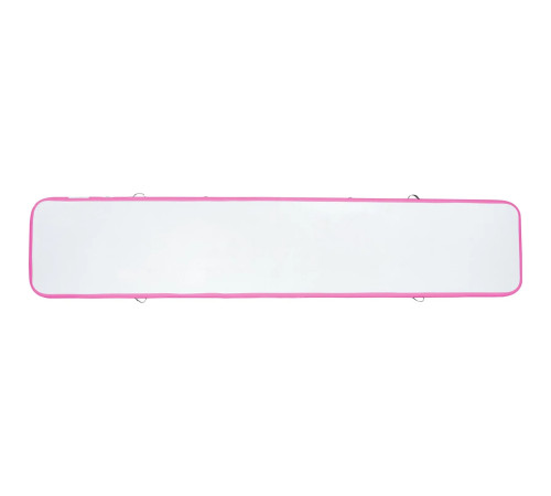 Килимок надувний VEVOR 498 x 101 x 10 см, біло-рожевий