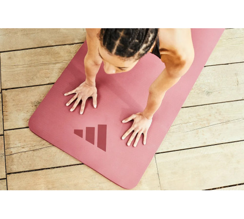 Килимок для йоги Adidas 15 мм, рожевий