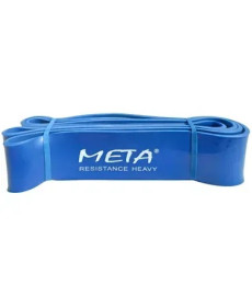 Гумка-петля силова Meta Elastic power band heavy 6,4 х 208 см, синя