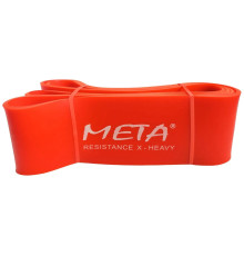 Гумка-петля силова Meta Elastic power band x-heavy 8,3 х 208 см, оранжева