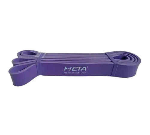 Гумка-петля силова Meta Elastic power band light 2,9 х 208 см, фіолетова