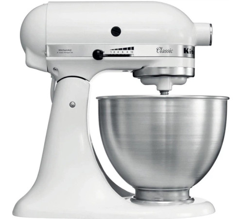 Планетарний міксер з відкидним блоком KitchenAid CLASSIC 5K45SSEWH 4,3 л