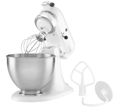 Планетарний міксер з відкидним блоком KitchenAid CLASSIC 5K45SSEWH 4,3 л