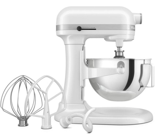 Планетарний міксер з підйомною чашею KitchenAid Heavy Duty 5KSM55SXXEWH 5,2 л