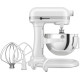 Планетарний міксер з підйомною чашею KitchenAid Heavy Duty 5KSM55SXXEWH 5,2 л